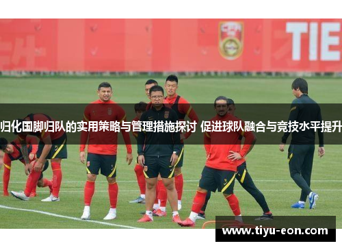 归化国脚归队的实用策略与管理措施探讨 促进球队融合与竞技水平提升