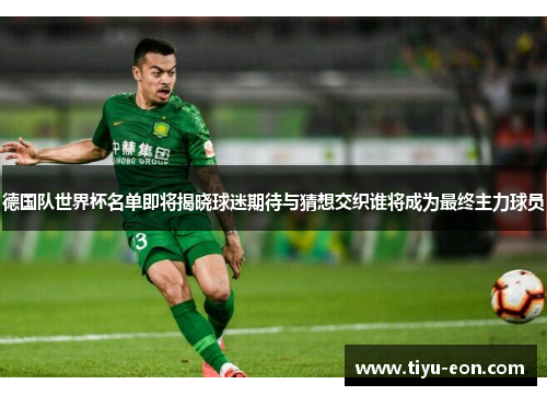 德国队世界杯名单即将揭晓球迷期待与猜想交织谁将成为最终主力球员